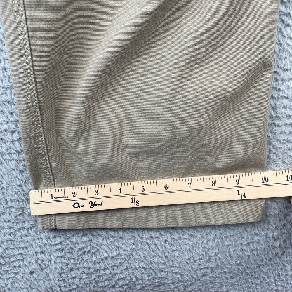 Duluth Trading Co Cargo Pants Mens 46x34 Tan Flex Fire Hose Work Utility Cotton - Picture 6 of 9